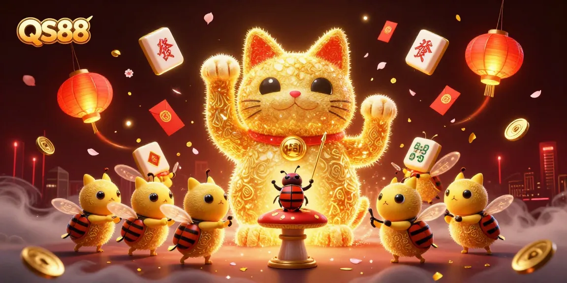 Play and win at QS88 with dynamic casino symbols and vibrant visuals.