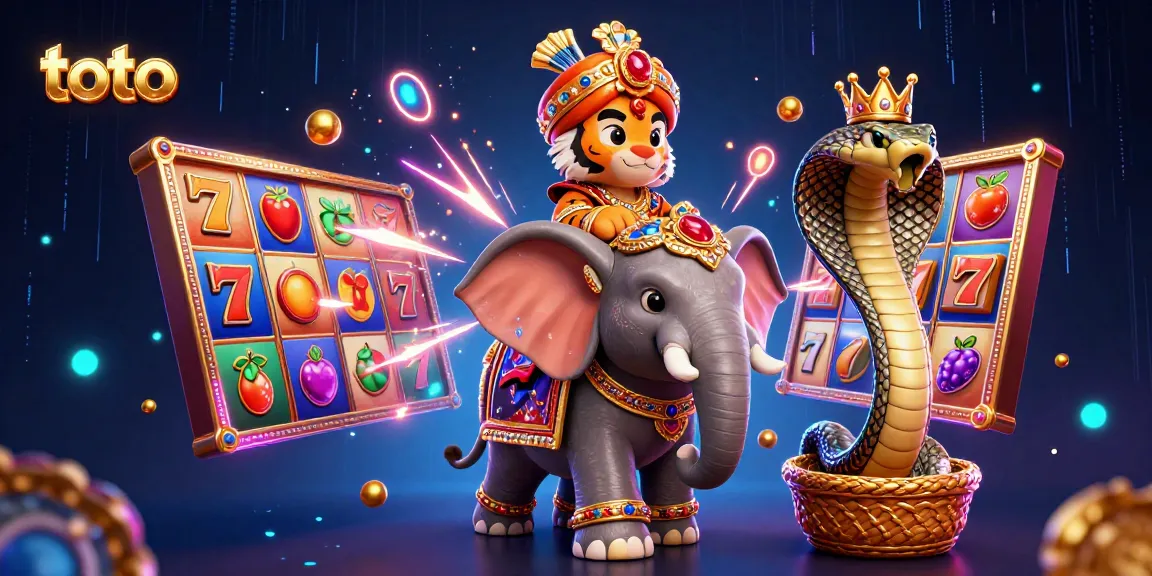 Spin the jackpot with toto in a vibrant casino scene featuring exotic characters and exciting game elements.